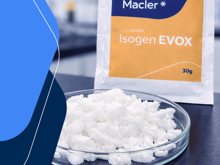 Isogen Pod Process Conozca el Isogen EVOX: base estabilizadora para peróxido de Macler